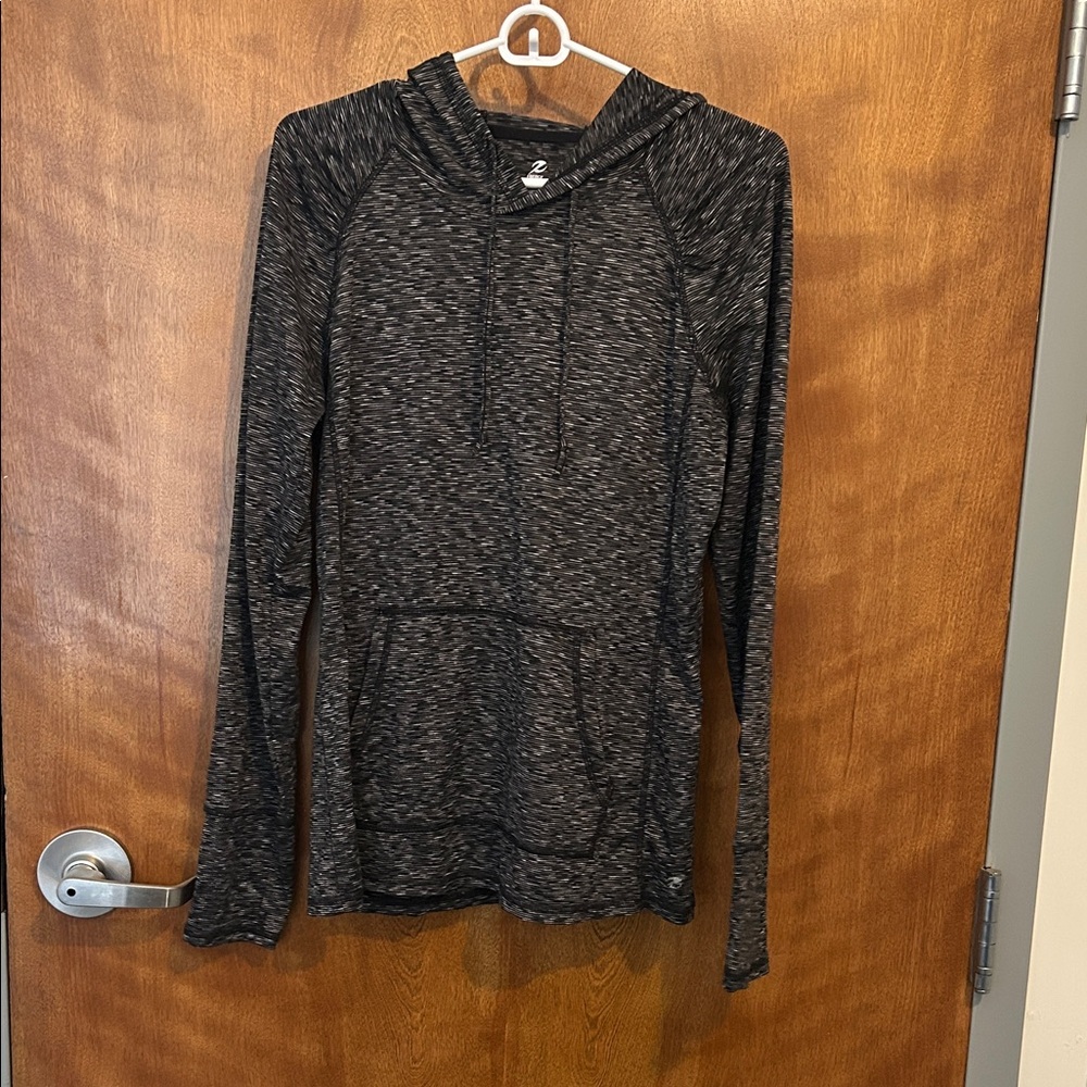 Energy Zone Black and Gray Activewear Top